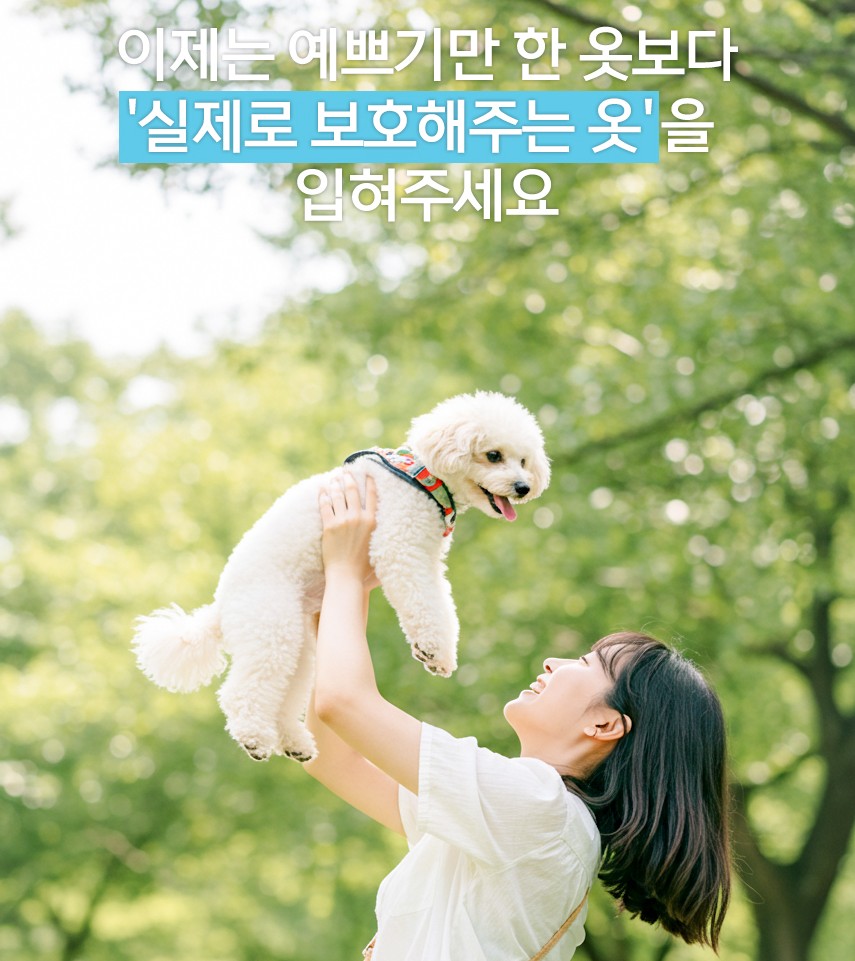 강아지 해충방지옷 진드기 강아지 올인원 벌레 망사옷 이미지 6