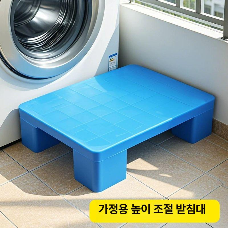 소형 파렛트 창고 빠레트 높은 선반 받침대 평면다리 60x50x12cm 그레이 - 상세 이미지 5