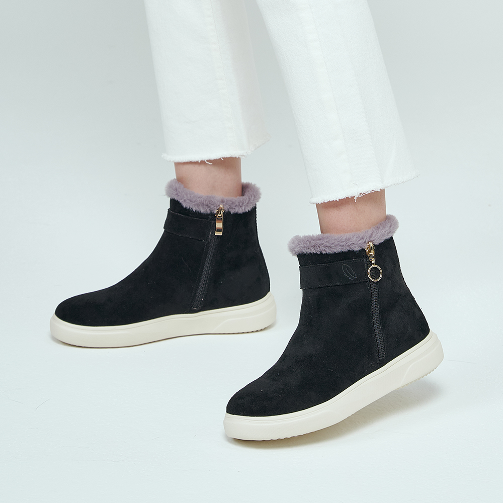 데이워크 발편한 아치깔창 여성 앵클부츠 네쥬 블랙 DW30030-BKS - 상세 이미지 2