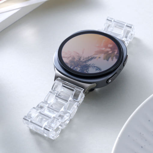 우먼스9999 갤럭시워치8스트랩 클래식 투명스트랩 스마트워치줄 줄질 제품 이미지