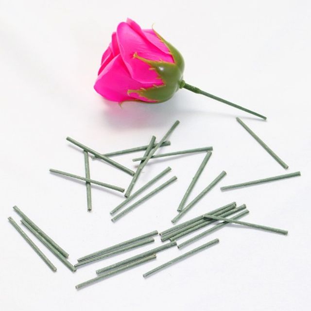 플라워꽃대 초록철사 5cm 이백개입x1봉 - 상품 이미지