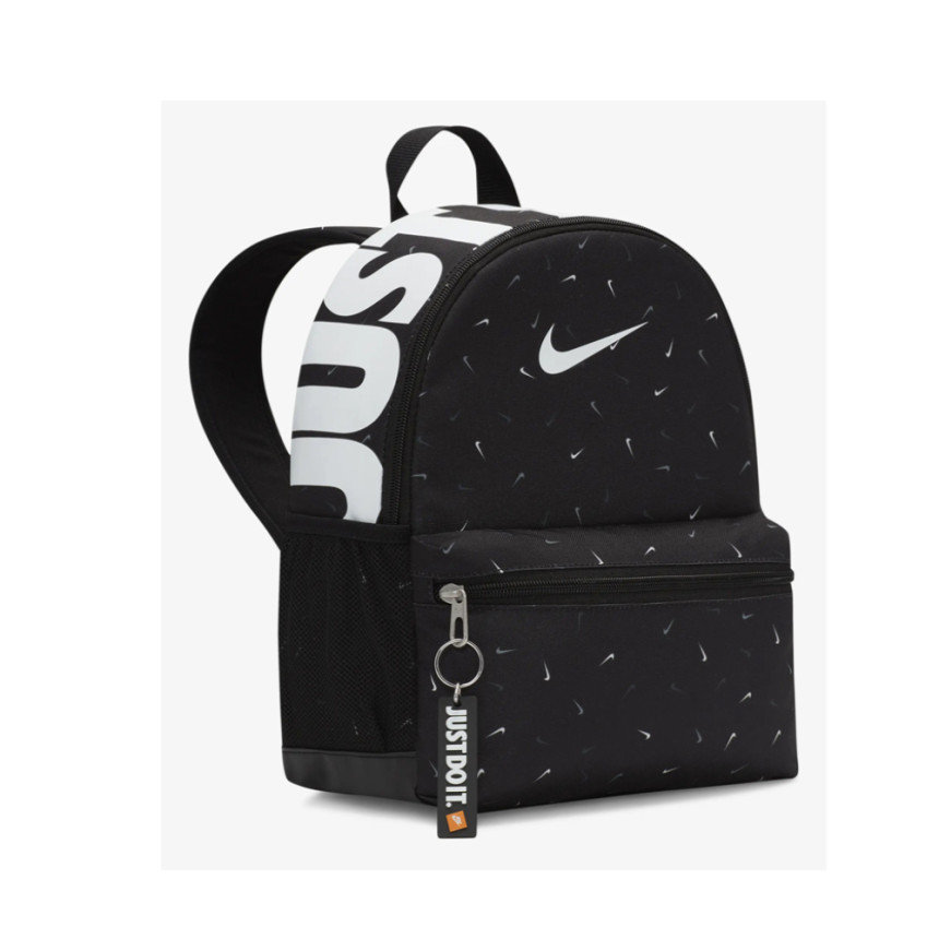 [국내매장판] 나이키 미니 백팩 브라질리아 JDI 신학기 소풍 보조 학원 여행 가방 블랙(스우시패턴)