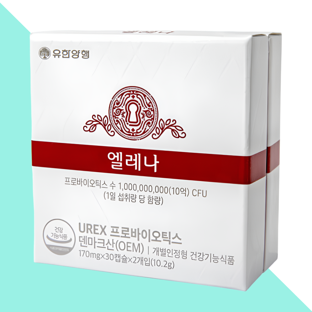 유한양행 엘레나 여성 질유산균 60캡슐X1박스 - 상세 이미지 4