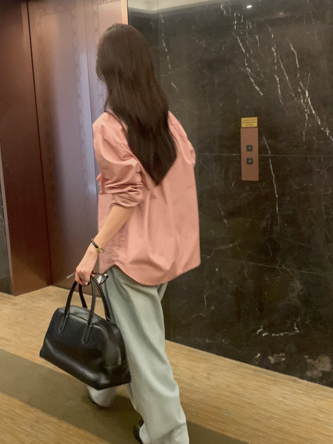 오버무드 간절기 봄 가을 코튼 베이직 오버핏 컬러 남방 셔츠 4color - 상세 이미지 4