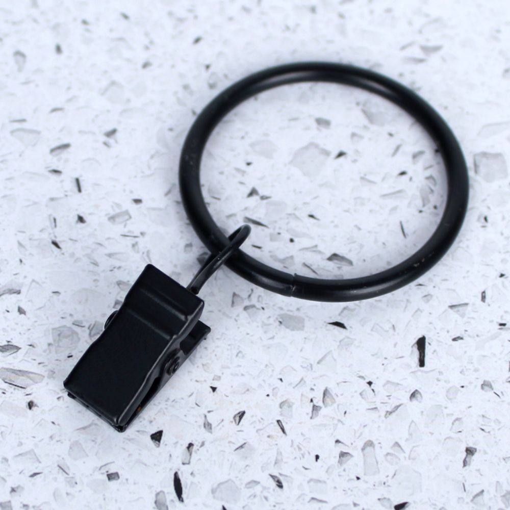 블랙 집게링 커튼집게링 커튼고리