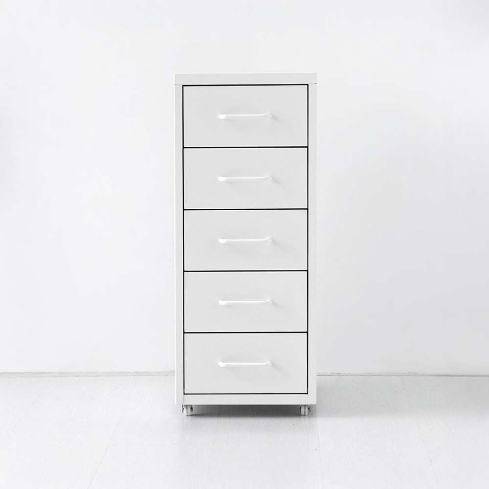 피도르 서랍장 280x410x690mm, 5단, 화이트 5197.9871 - 메인 이미지