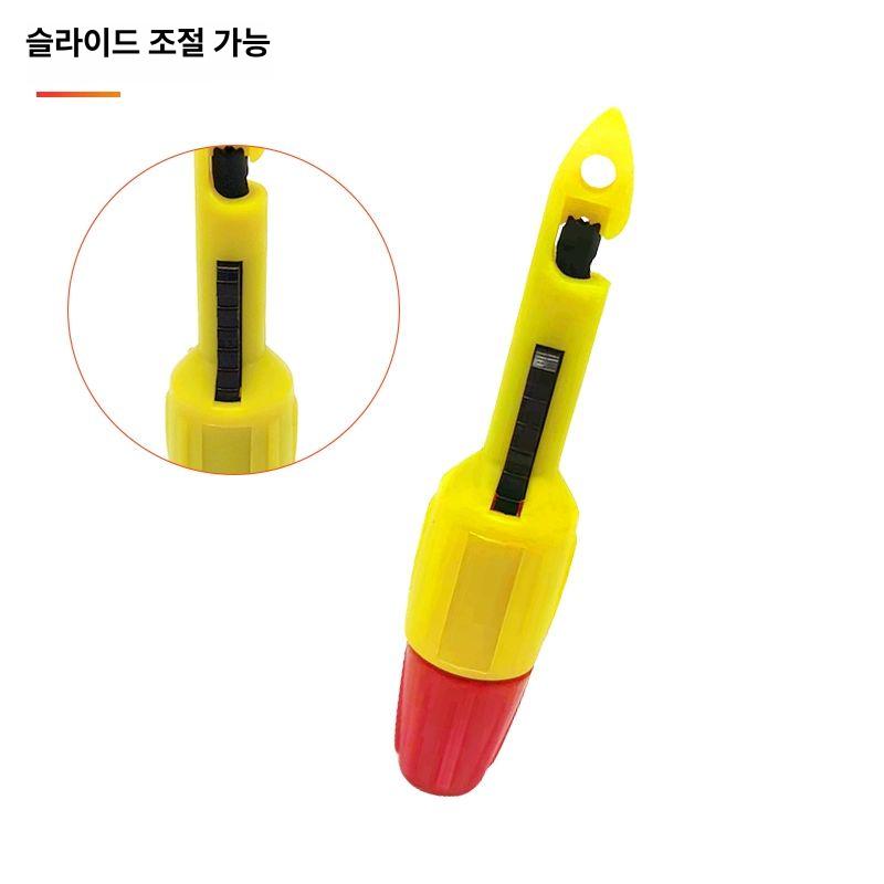 터미널 커넥터 자동차 배선 점검 트레일러 테스터기 어댑터 정비 피부손상방지 선탐침 4mm 빨강 - 상세 이미지 5