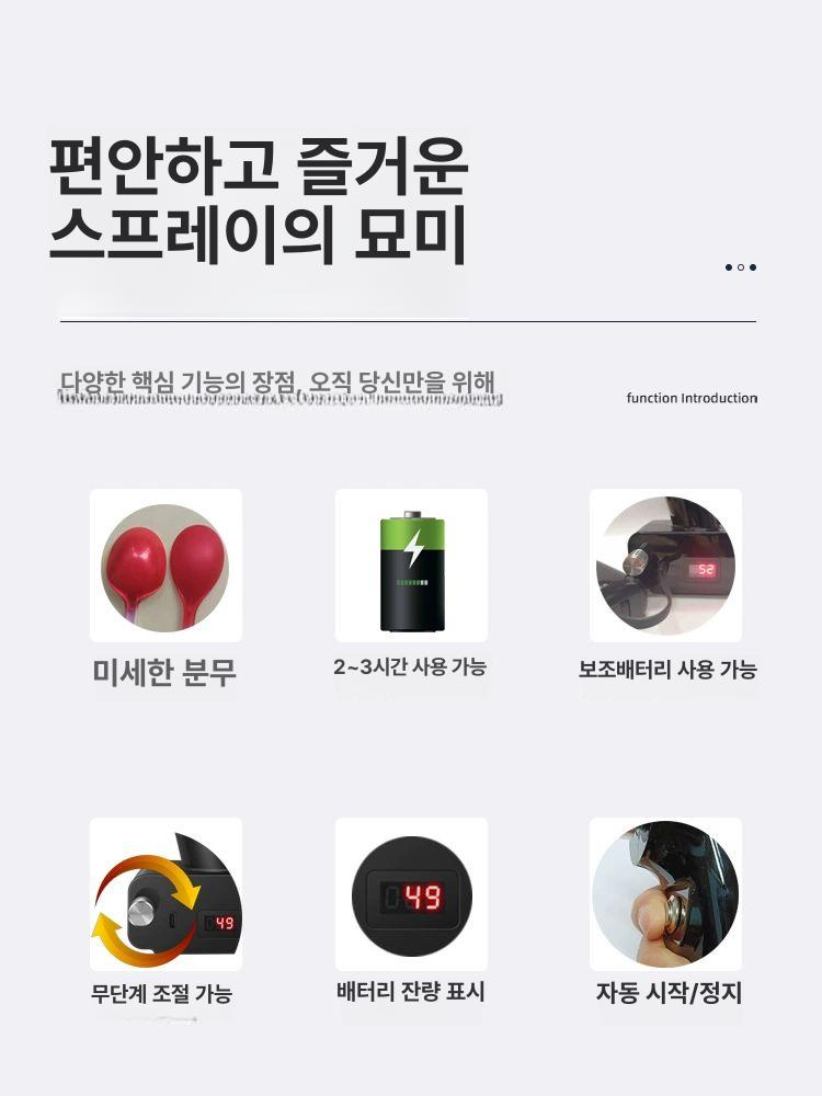 마커 분무기 무선 휴대용 장식품 마커에어브러쉬 다용도 전기 마커 스프레이 건 - 상세 이미지 5