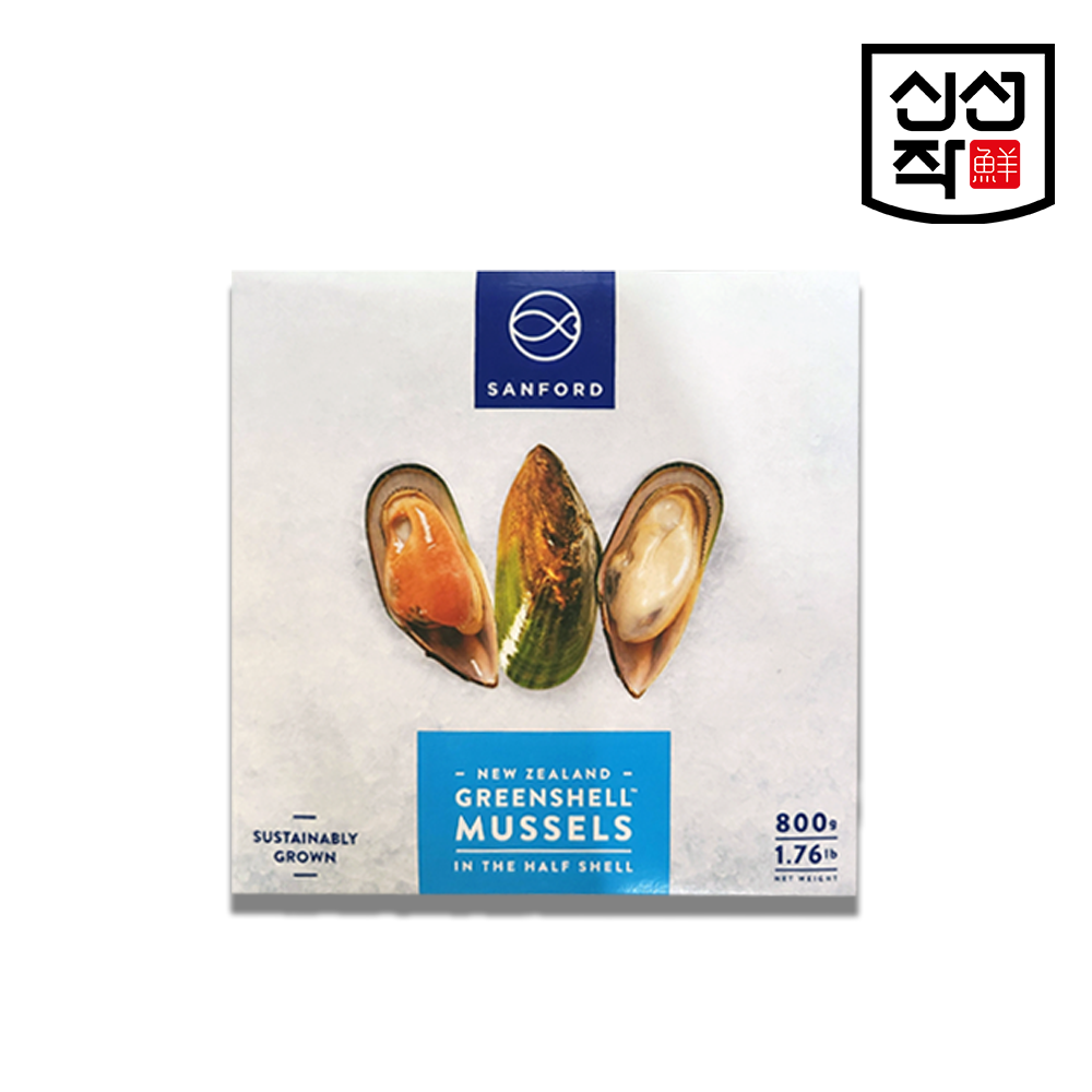 [신선작] 그린홍합 M 800g 자숙 반탈각 초록입 뉴질랜드 - 상세 이미지 2