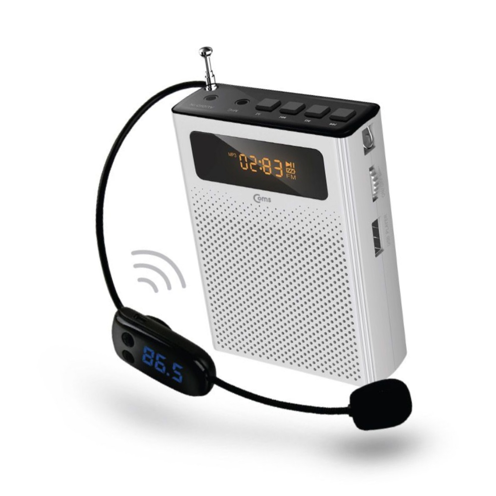 기가폰 이어마이크 유무선 메가폰 앰프 도슨트 미니