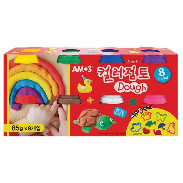 8색 칼라 점토 - 메인 이미지