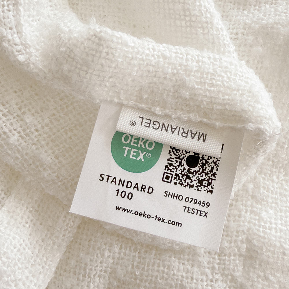 빈티지 눈꽃 부클레이스 커튼