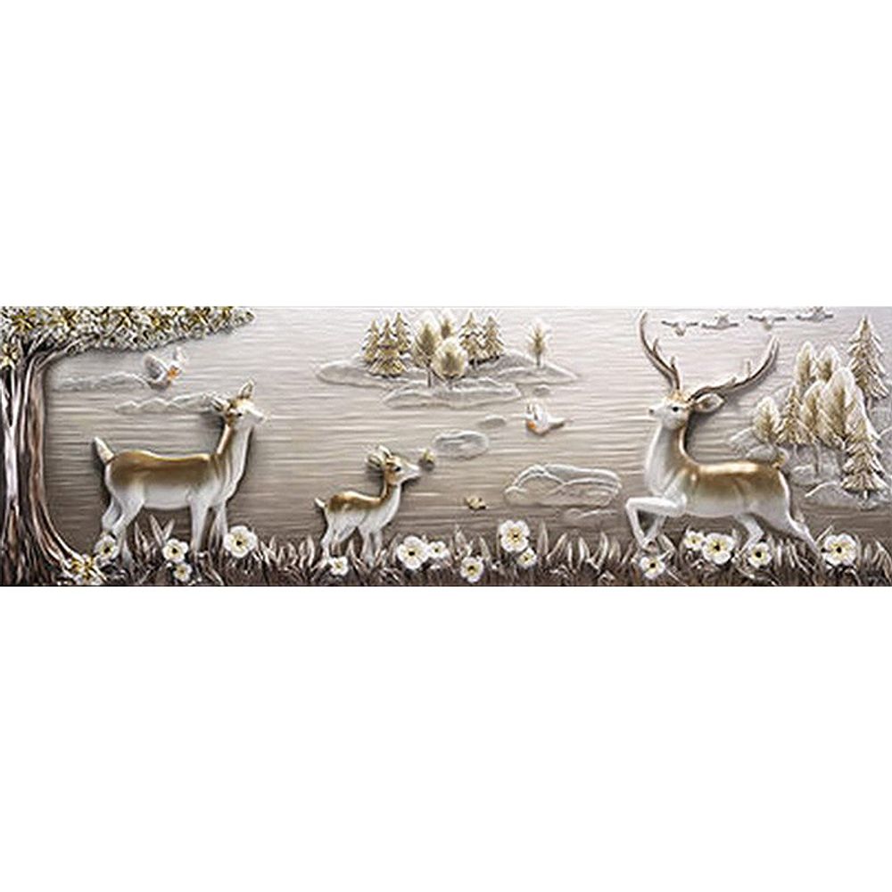 사슴 (패브릭) 보석십자수 65x200 - 상품 이미지