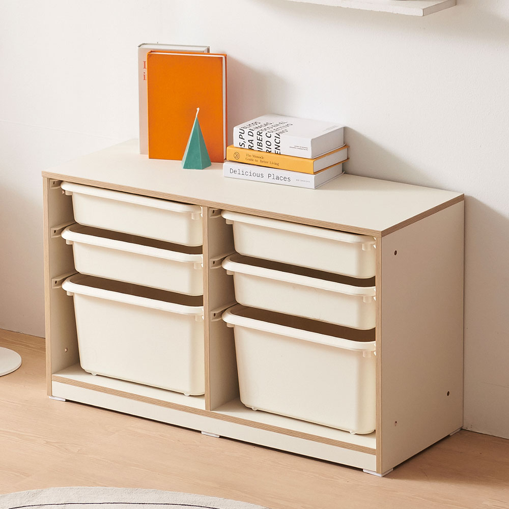키미 E0 바스켓수납 아기 키즈 유아 장난감장 정리함 수납장 - 상세 이미지 5