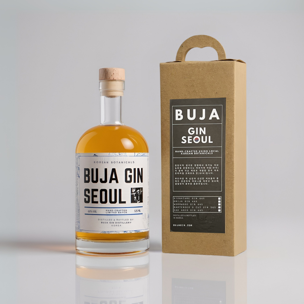 부자진 오크숙성 44도 선물세트 525ml, 1개 - 메인 이미지