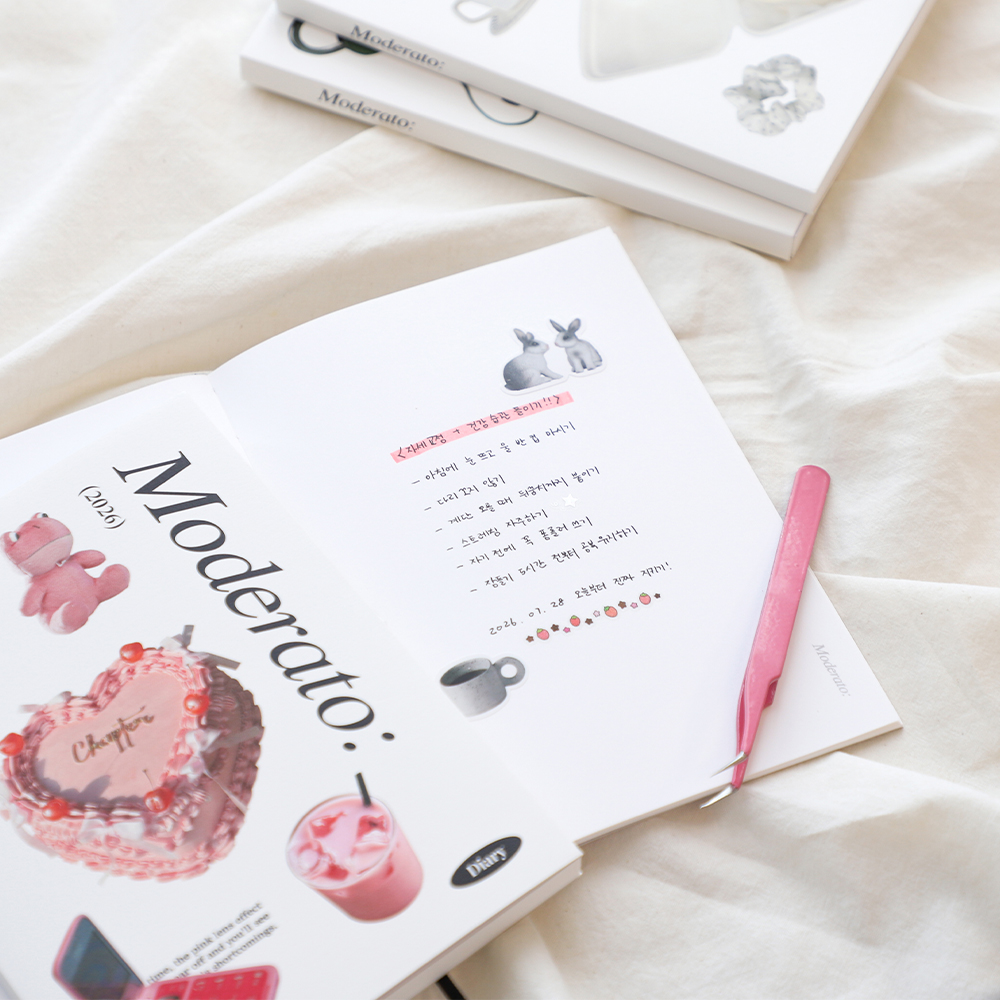 플레플레 2026 모데라토 다이어리 (날짜형)