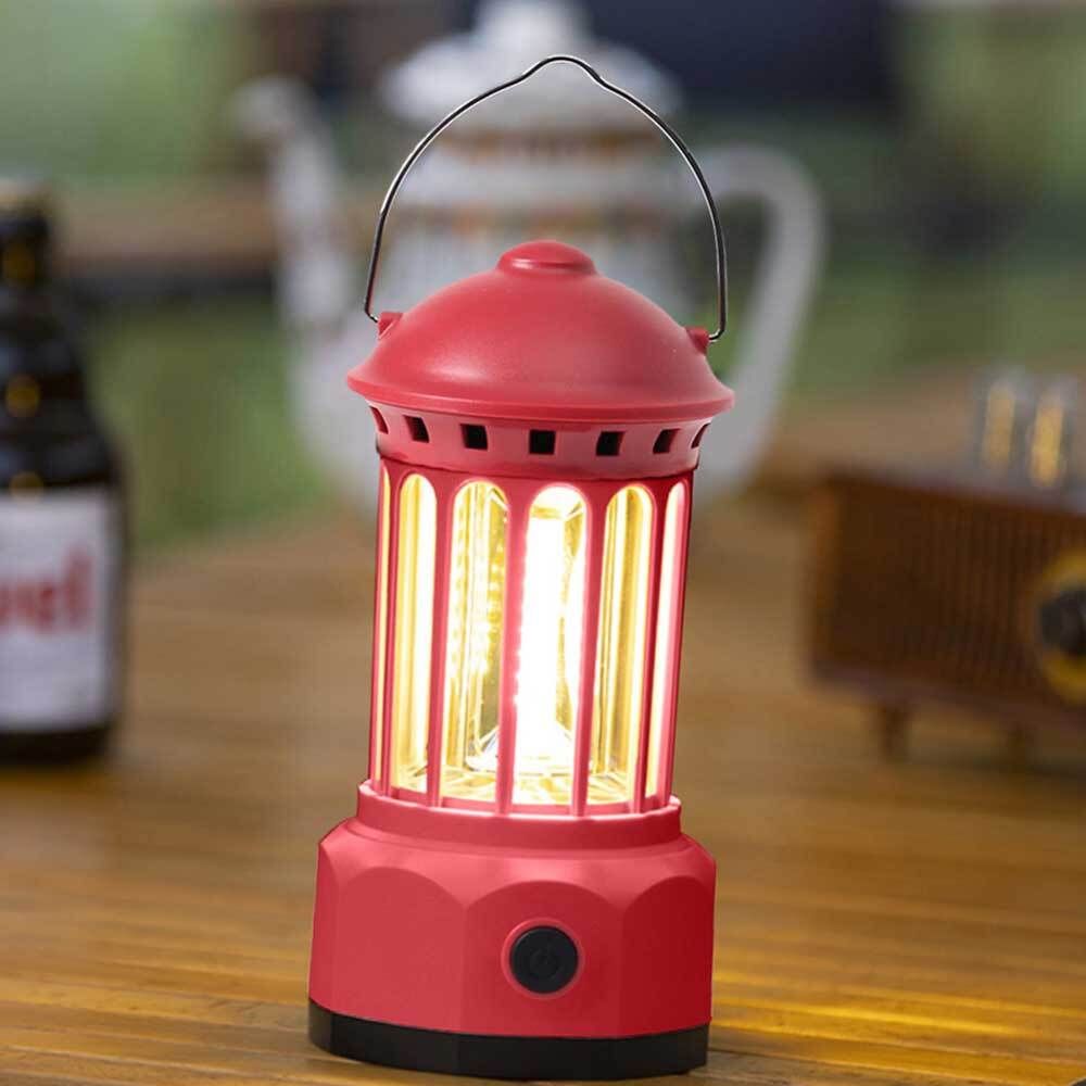 캠핑랜턴 L5 레드 캠핑 랜턴 건전지 캠핑용 캠핑등 - 상품 이미지