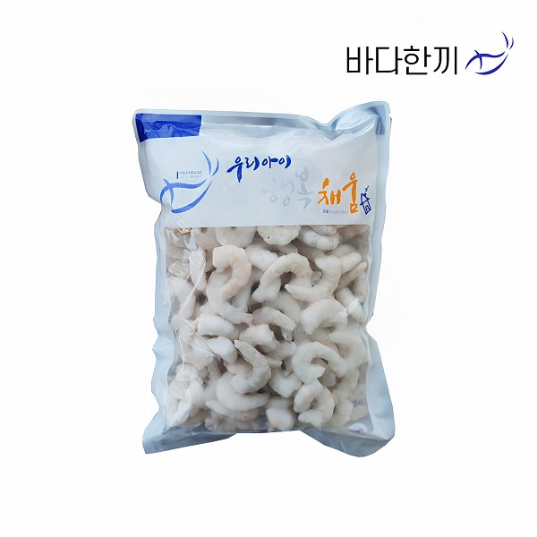 바다한끼 톡톡 터지는 백새우살 1kg (해동 실중량 900g) x 2팩 업소용 냉동 새우살 - 상세 이미지 2