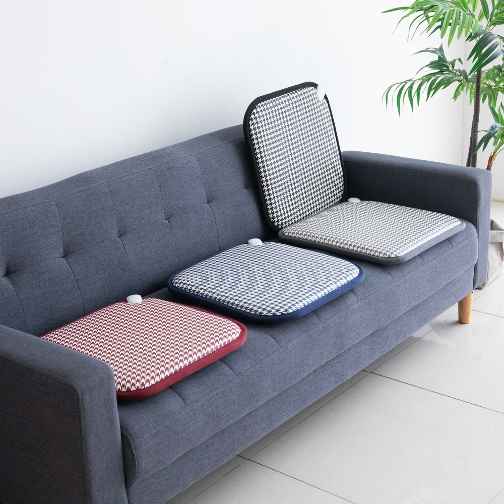 한일의료기 1인용 전기방석 사무실 의자 쇼파 온열 매트 엉뜨 하운드투스 이미지 6
