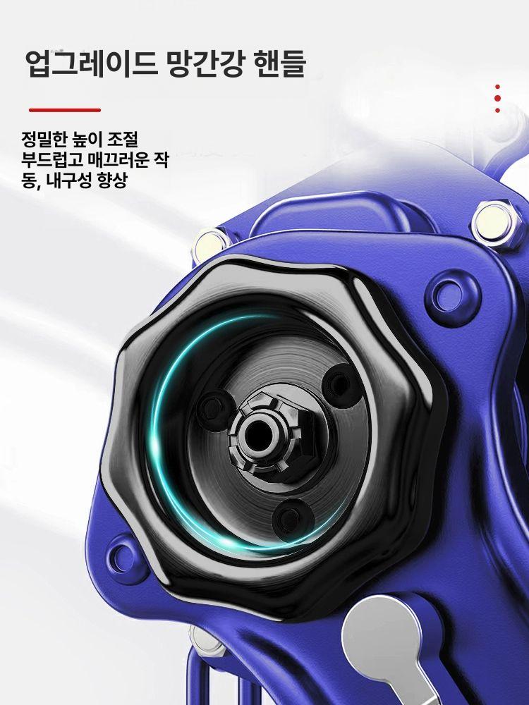 체인블럭 호이스트 2톤 레바 권양기 도르래 고리 레버 크레인 산업용 국표 강화형 0.75t 머리 후크 체인 - 상세 이미지 3