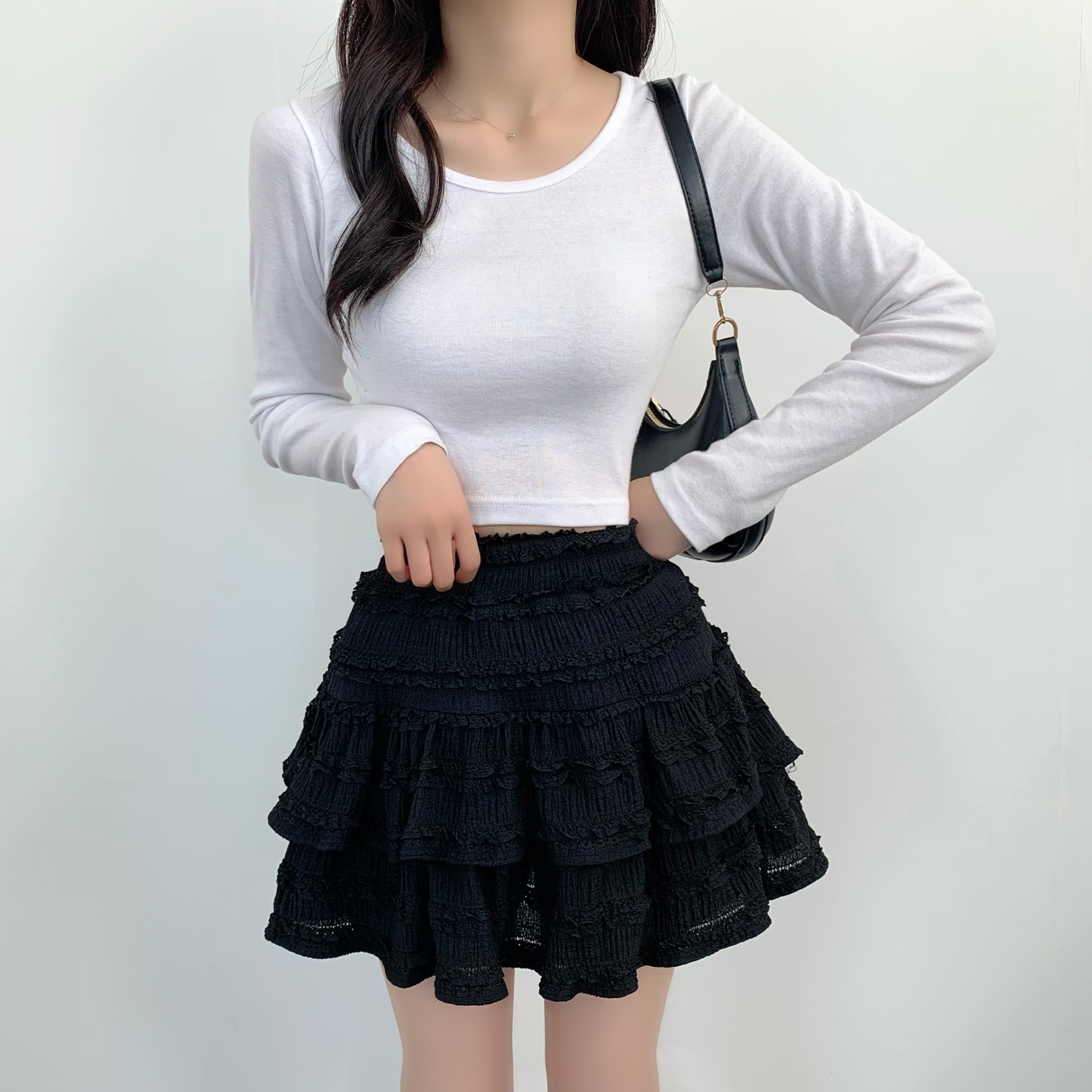 캉캉스커트 캉캉치마 도트스커트 - 상세 이미지 3