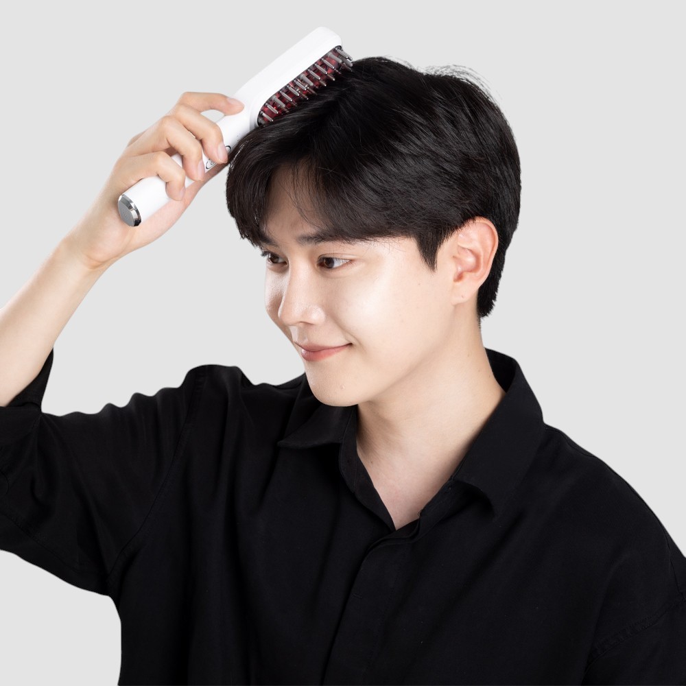 펄케어 헤어 갈바닉 모발 케어 두피 마사지기 탈모 관리 헤어 앰플 탈모 용액 도포기 - 상세 이미지 2