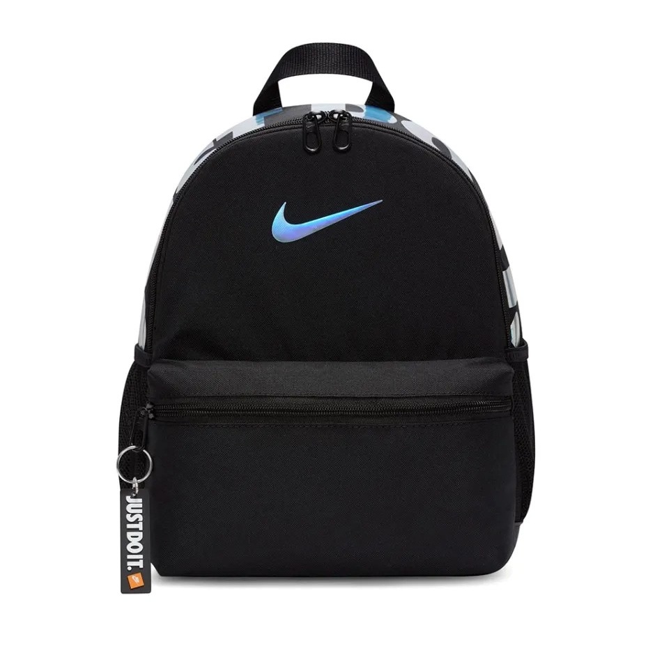 [국내매장판] 나이키 미니 백팩 브라질리아 JDI 신학기 소풍 보조 학원 여행 가방 블랙(홀로그램)