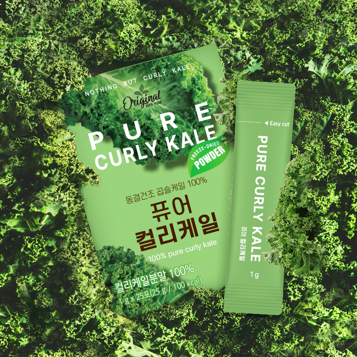 천호엔케어 퓨어 유기농 동결건조 곱슬케일 컬리케일 분말 25포, 3개 이미지 2