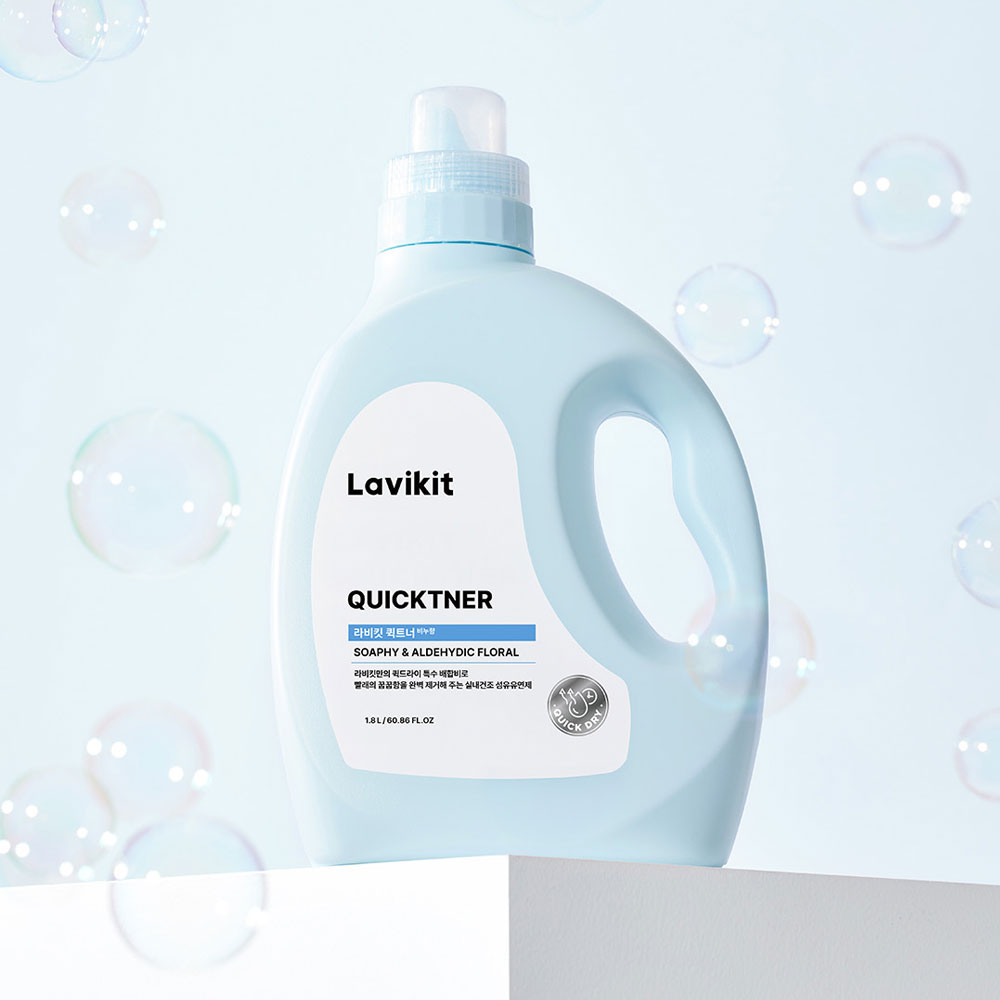 [N배송] 라비킷 퀵트너 실내건조 고농축 대용량 섬유유연제 비누향 1.8L 제품 이미지