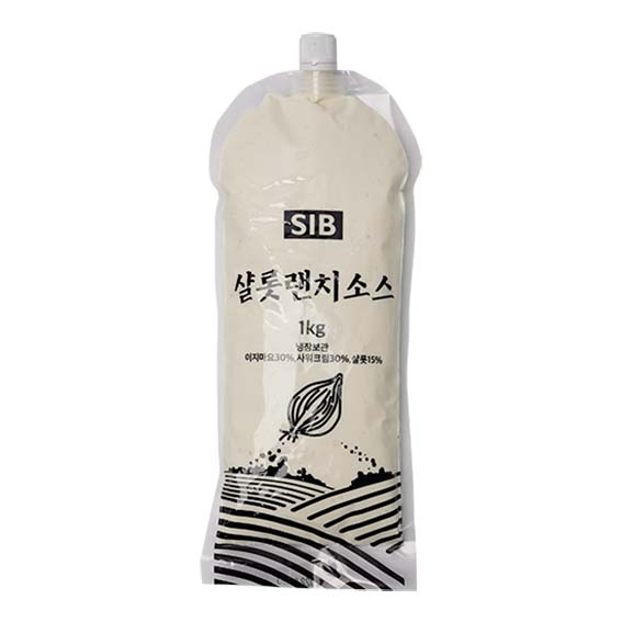 선인 샬롯랜치소스 1kg 사워크림 랜치 햄버거소스 드레싱 - 메인 이미지