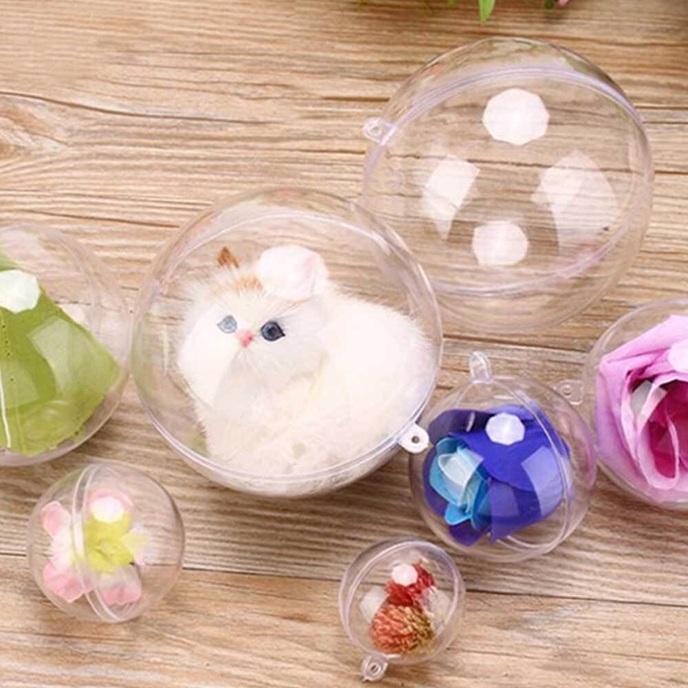 9cm 파티장식 파티볼 투명플라스틱볼 장식볼 - 상품 이미지