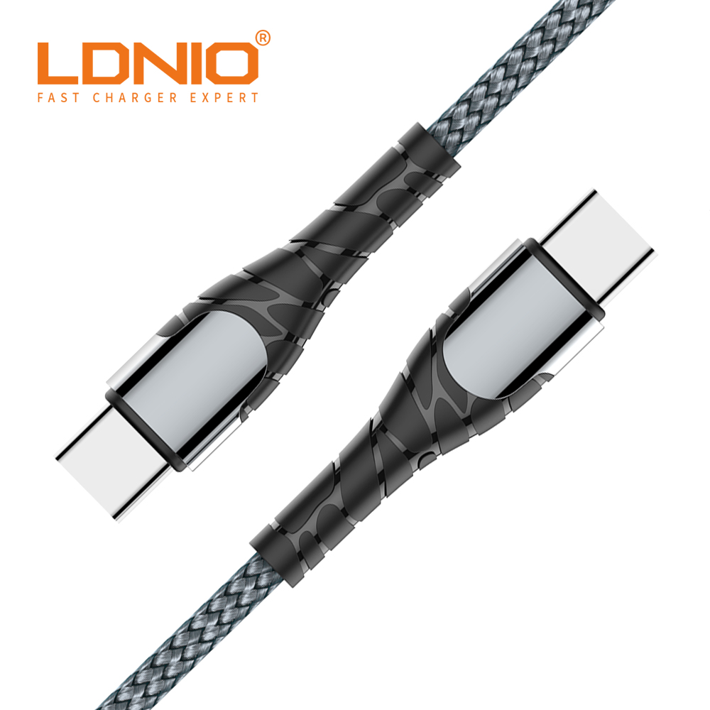 LDNIO USB C to C PD 고속 충전 케이블 LC101 LC102 1M 2M - 상세 이미지 3