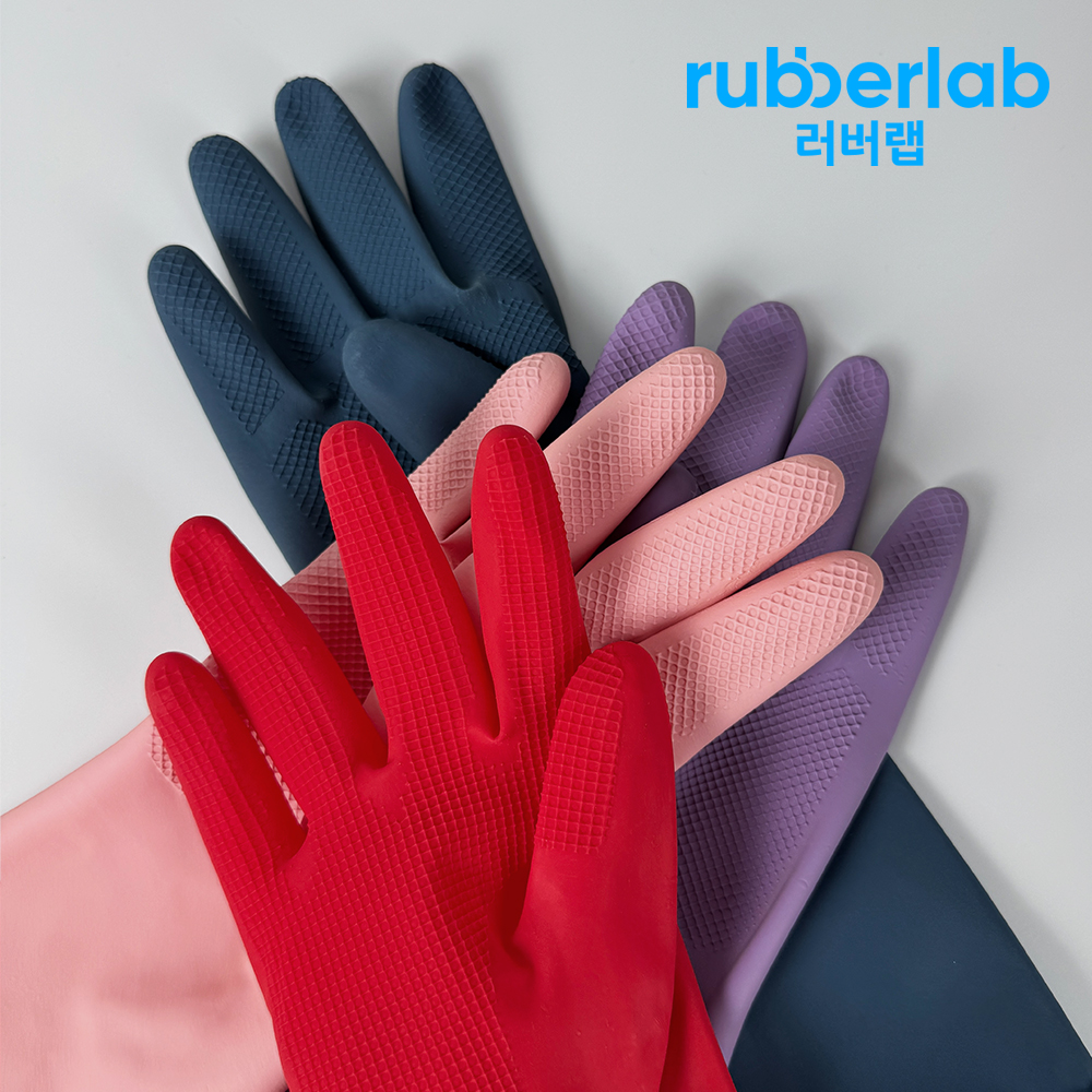 러버랩 국산 고무장갑 천연 라텍스 요리용 설거지장갑 제품 이미지