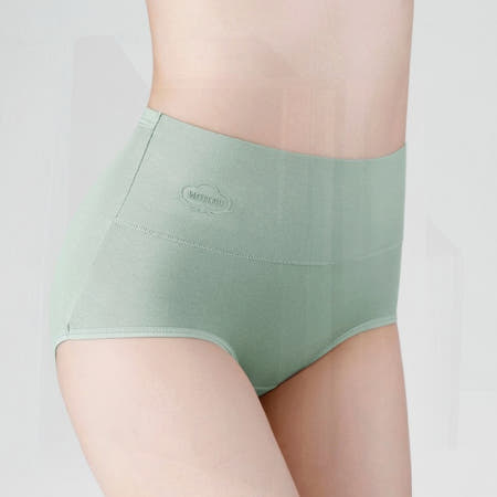 여성속옷 팬티 허리보정 면소재 민트색 복부케어 편안함