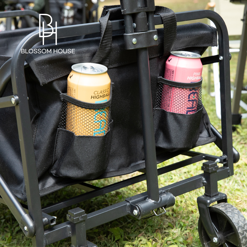 블라썸하우스 캠핑 웨건 접이식 수레 왜건 캐리어 360도 회전 컴팩트 폴딩 카트