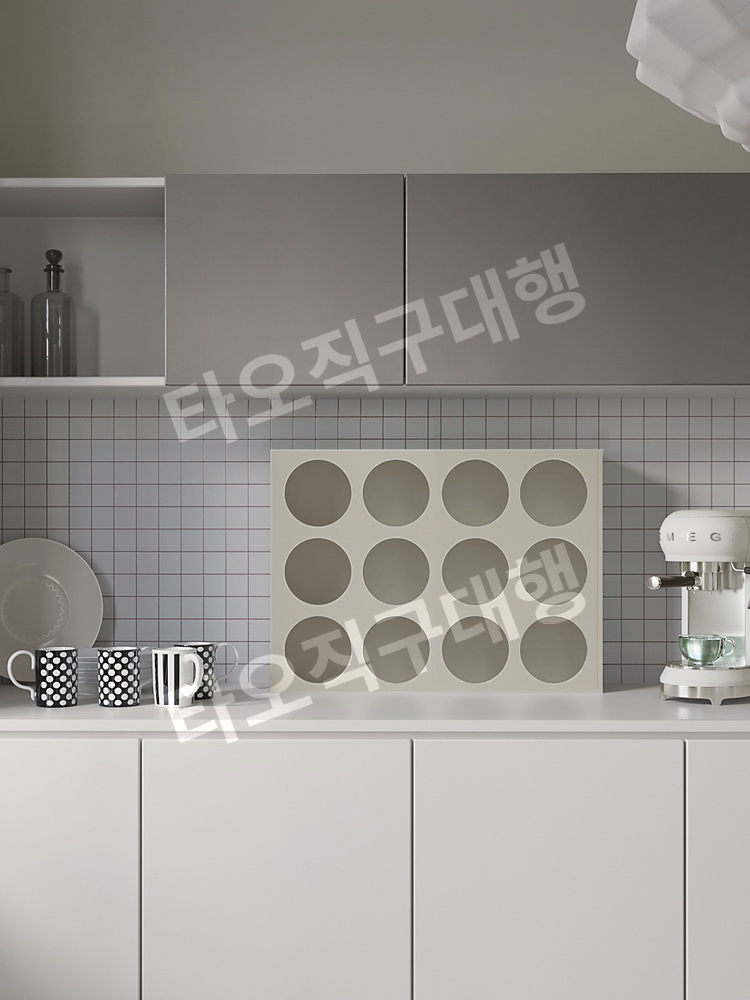 컵진열장 컵보드 보관함 찻장 수납장 선반 머그컵 진열대 커피장 찬장 주방 장식장 - 상세 이미지 5