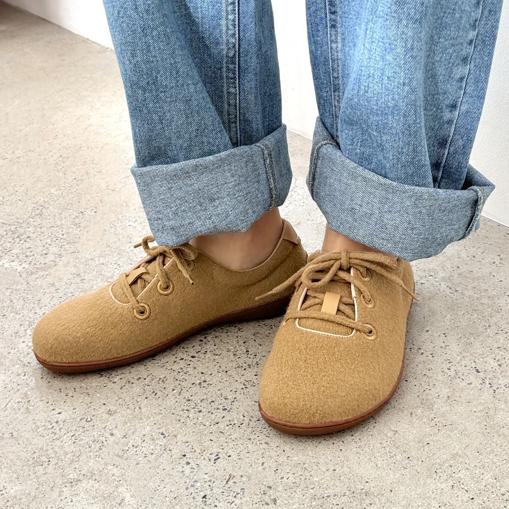 [반품 불가] KSNS 플렉시워커스 울 100% 카멜  - KSNS의학이론용 맨발걷기효과