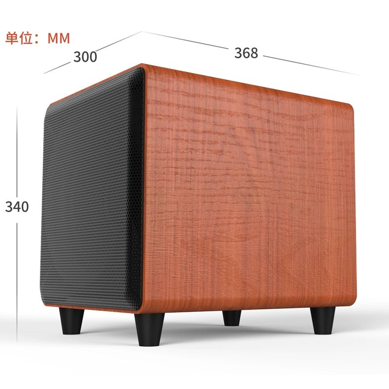 ibass 서브우퍼 액티브 스피커 10인치 블랙 M10D 블랙우드 공식 기본세트 - 상세 이미지 4