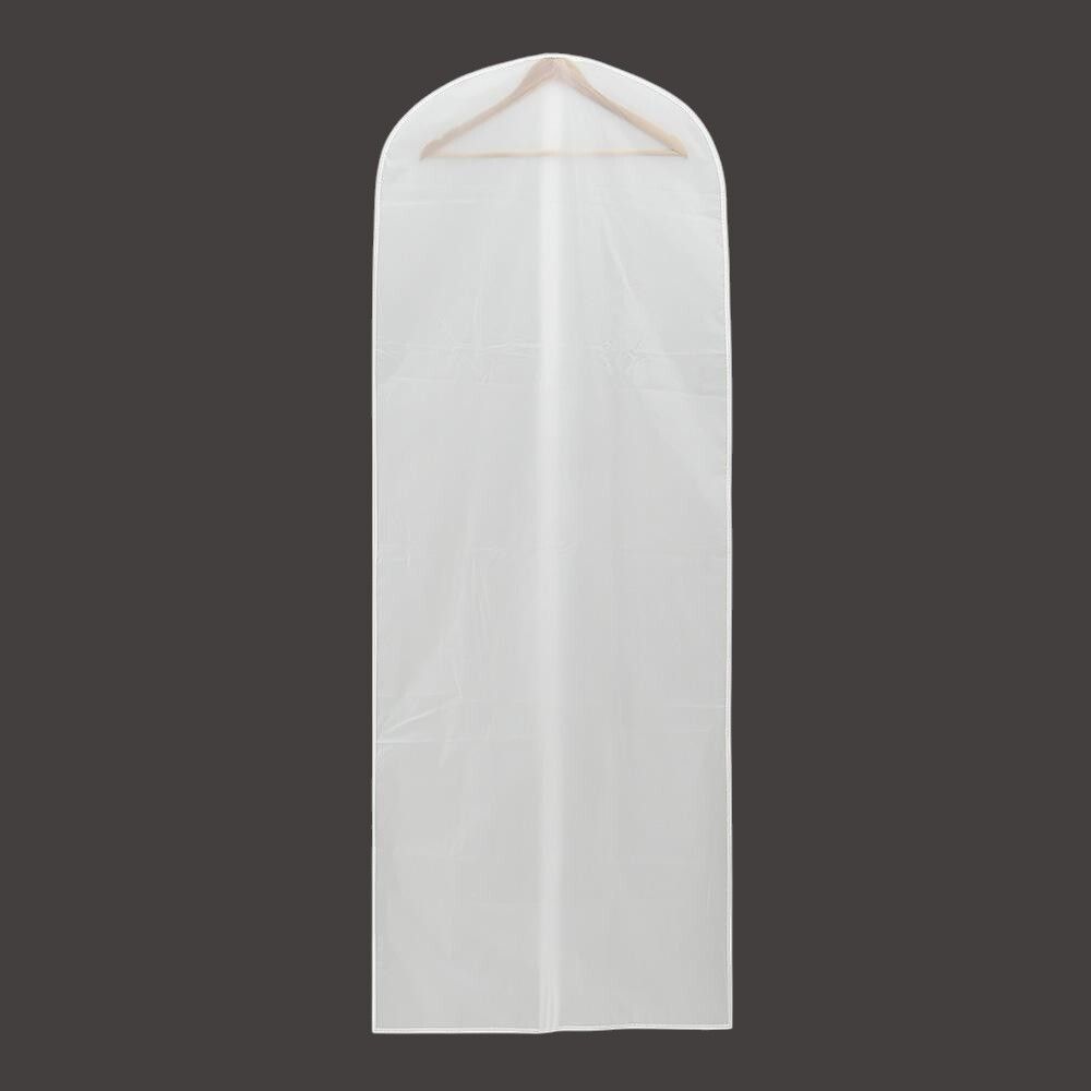 반투명 지퍼식 옷커버 (2p 화이트 60x160cm) DK90 - 상품 이미지