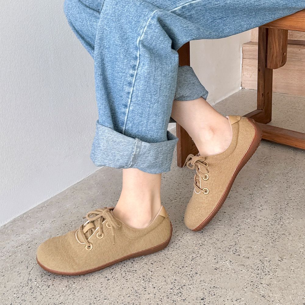 [반품 불가] KSNS 플렉시워커스 울 100% 카멜  - KSNS의학이론용 맨발걷기효과