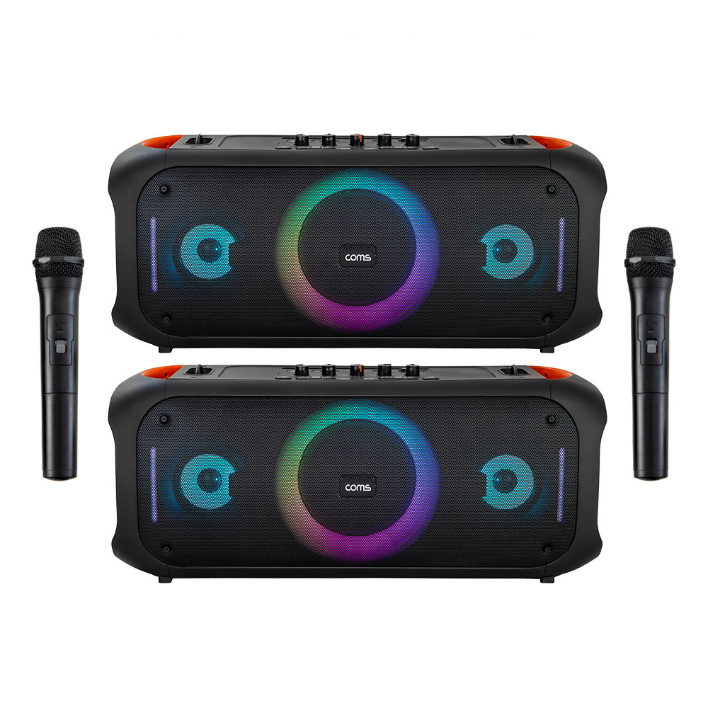 포터블 앰프 무선 스테레오 블루투스 70W 스피커 808MS6 스피커 2세트