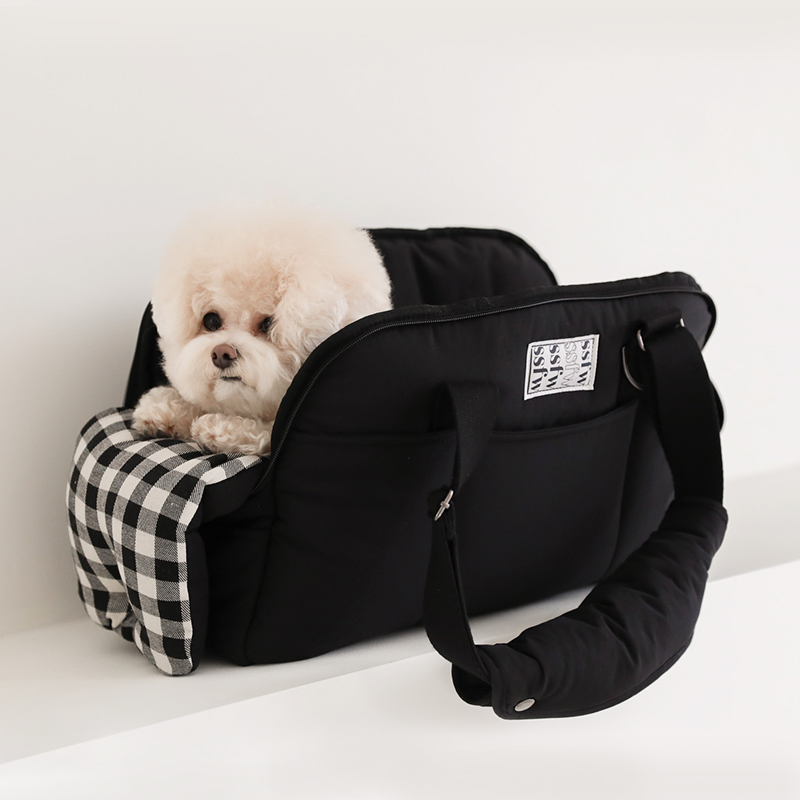 SSFW Maron Bag 쿠션 (블랙/크림/화이트) - 상세 이미지 4