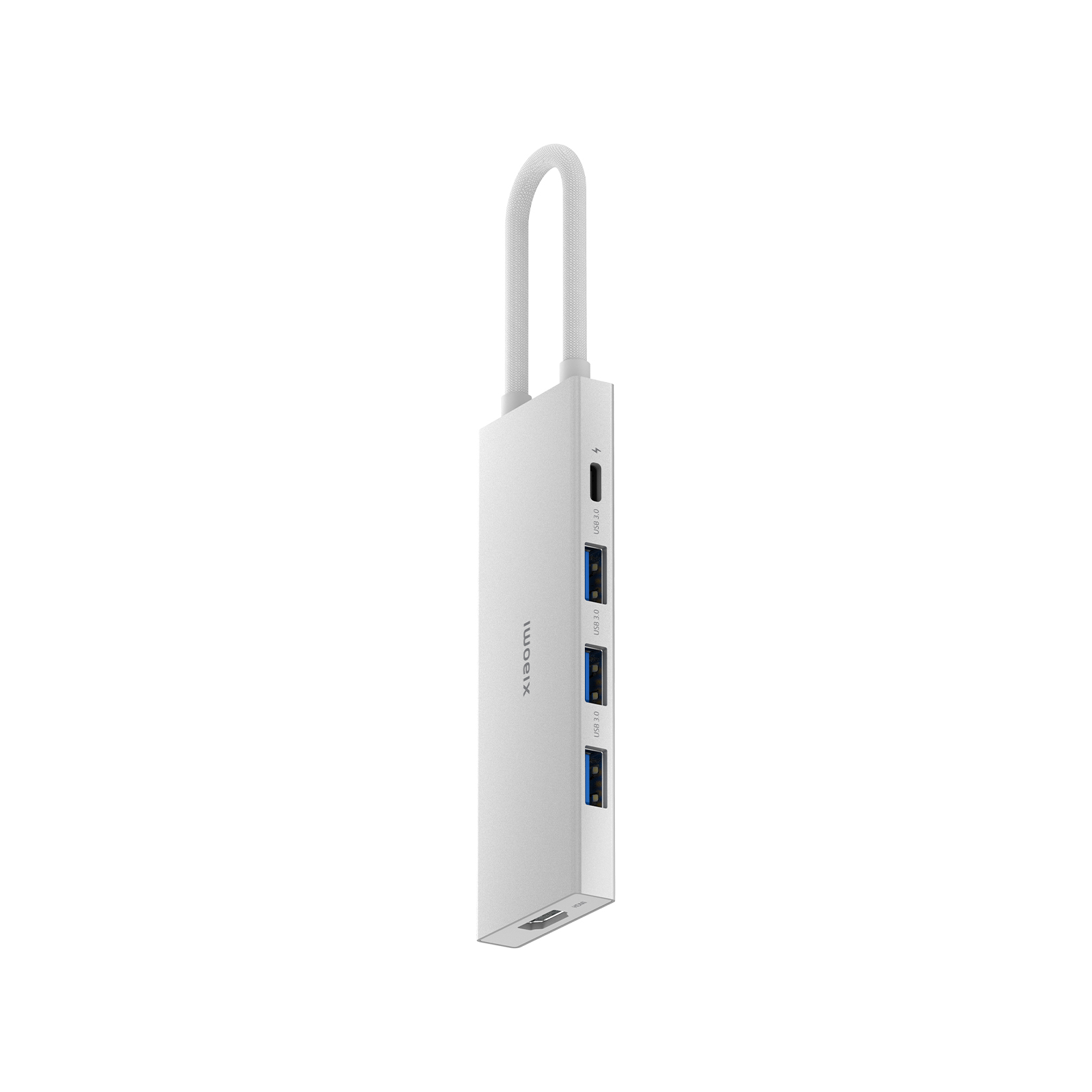 샤오미 USB 허브 3.0 HUB C타입 노트북 멀티 포트 HDMI 5in1 화이트 - 상세 이미지 2