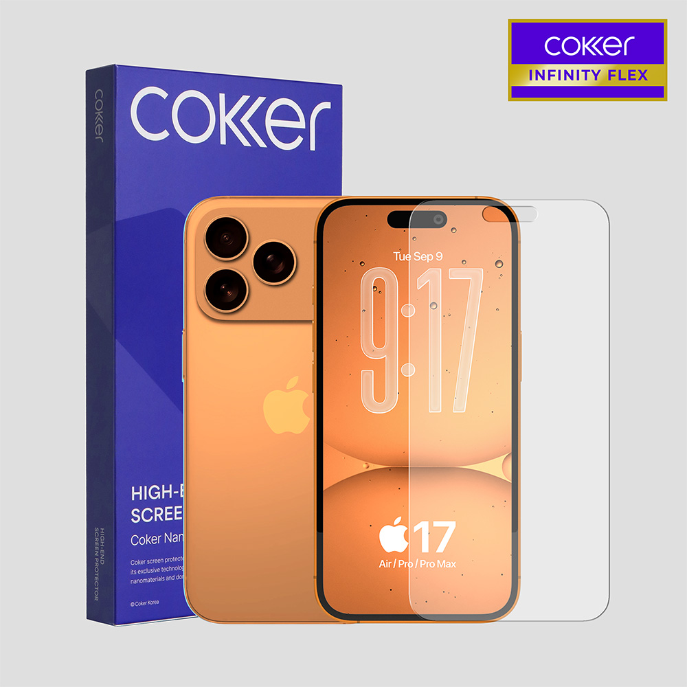 코커 종이질감 인피니트 강화유리필름 아이폰 액정 보호필름 아이폰17 프로, 2매입