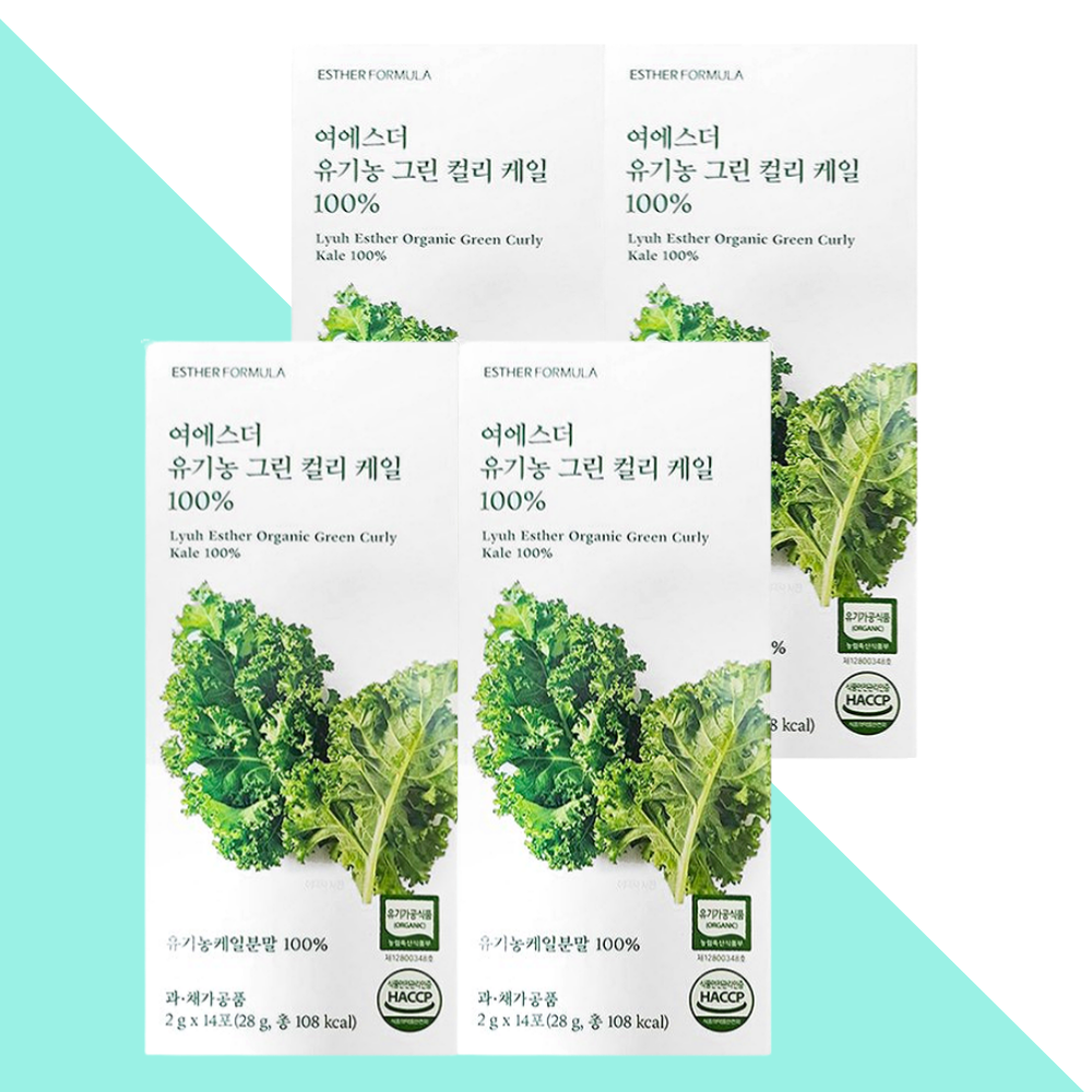 에스더포뮬러 유기농 컬리 케일 가루 파우더 여에스터 14포X4개 - 상세 이미지 5