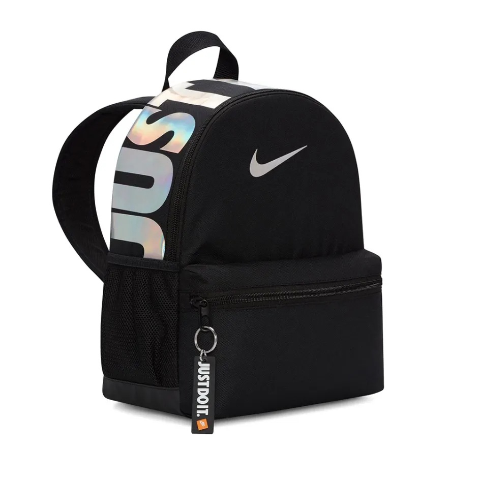 [국내매장판] 나이키 미니 백팩 브라질리아 JDI 신학기 소풍 보조 학원 여행 가방 블랙(홀로그램)