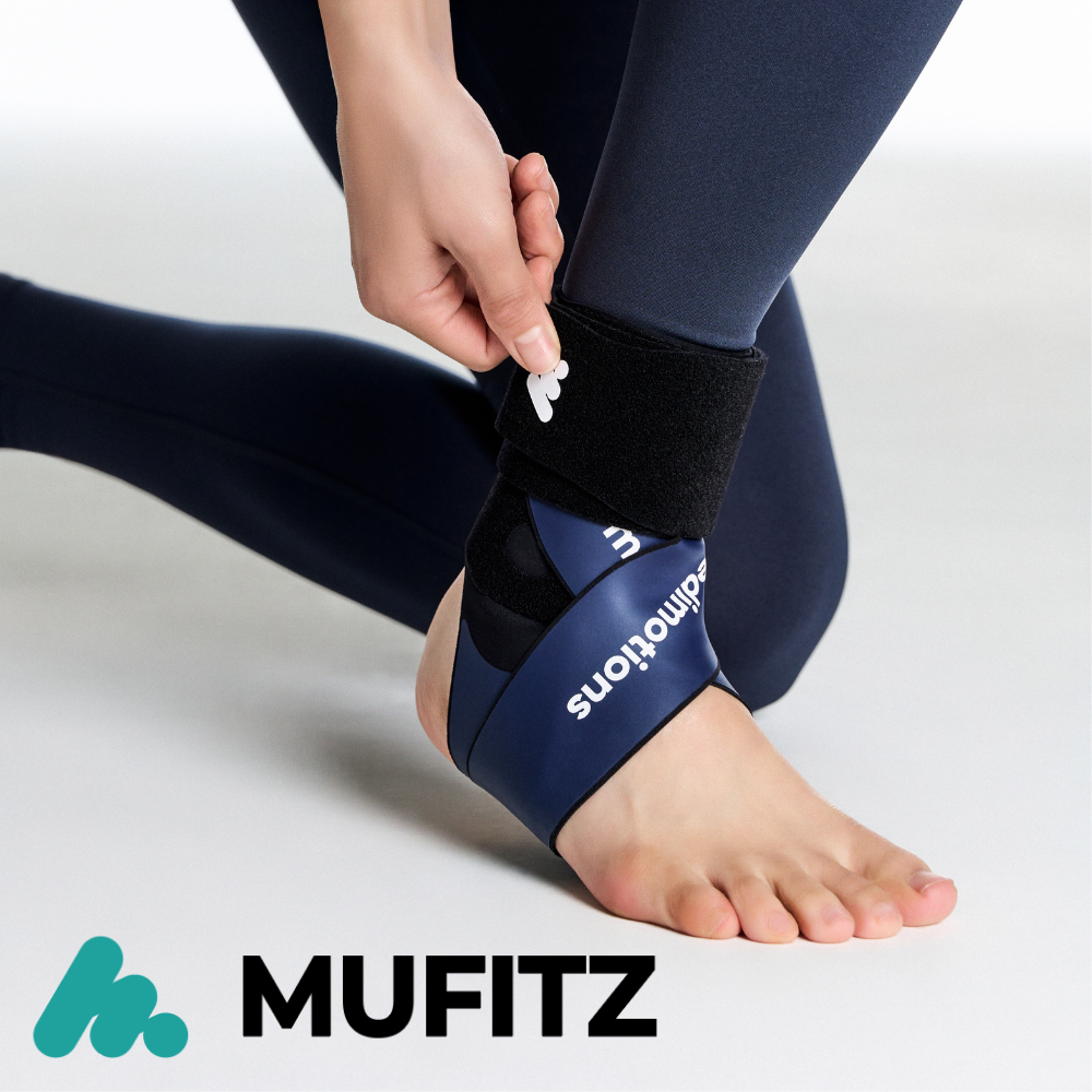 뮤피츠 에어 발목보호대 족저근막염 아킬레스건 얇은 테이핑 밴드 제품 이미지