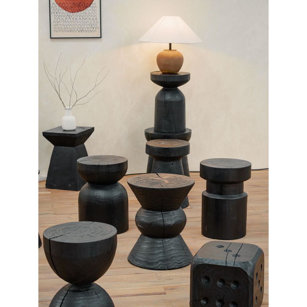 우드 스툴 매장 협탁 디스플레이 촬영소품 26 모델 20 x 20 x 20cm - 상품 이미지