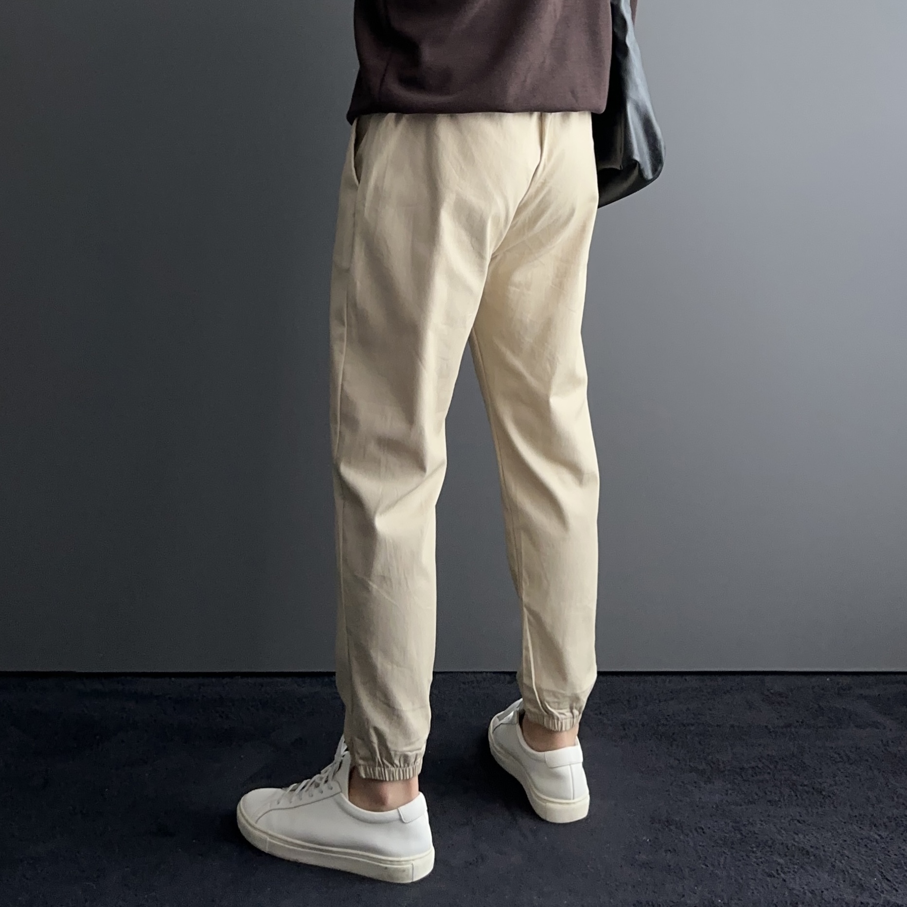 남자치노팬츠 테이퍼드핏 남자통바지 - 상세 이미지 5