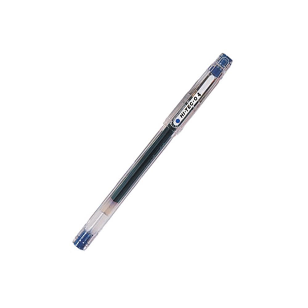 하이텍 C 0.4mm 청 12개입 수성 볼펜 부드러운 필기 - 상품 이미지